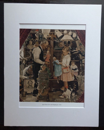 Norman rockwell april - norman, fool